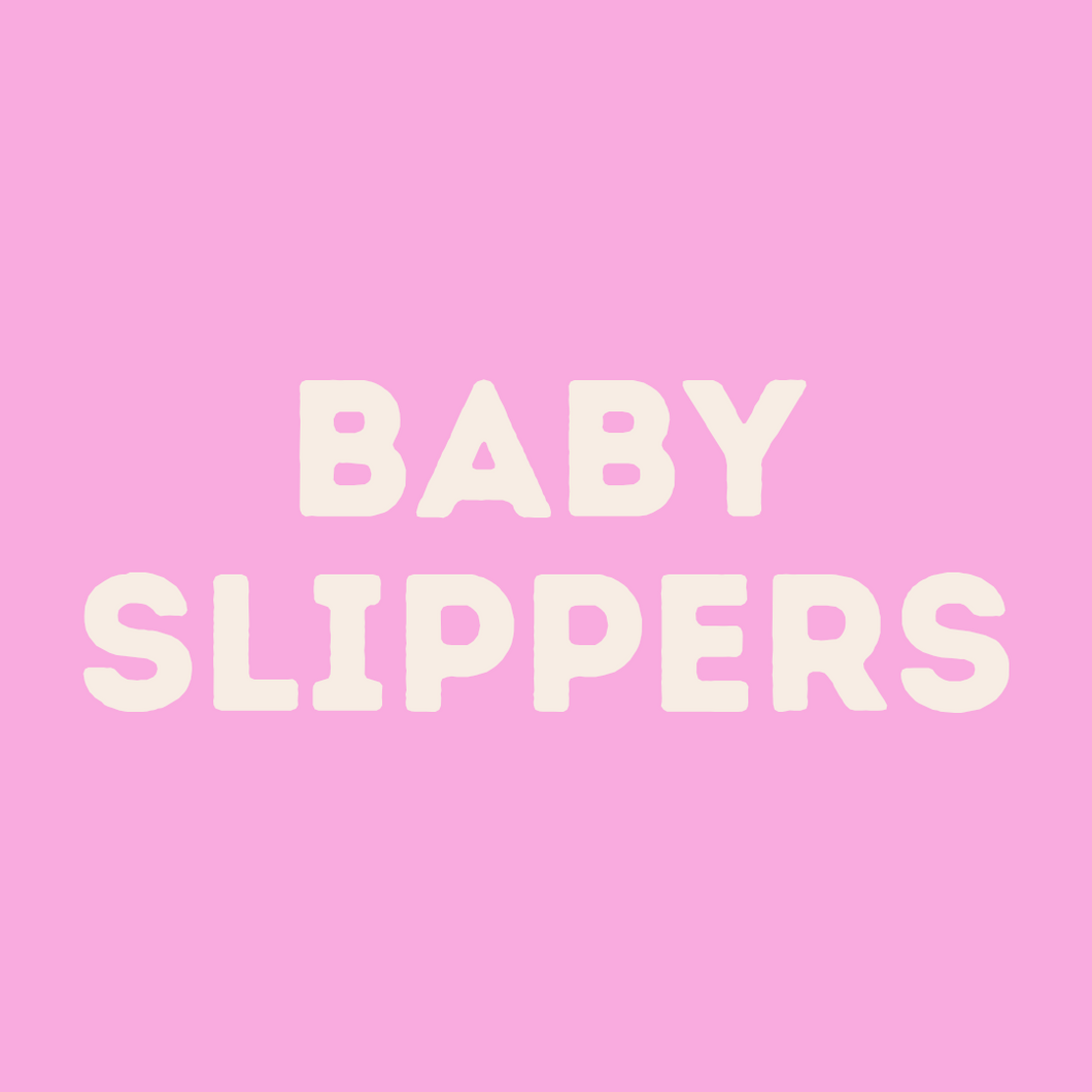 Baby Slipper Booties