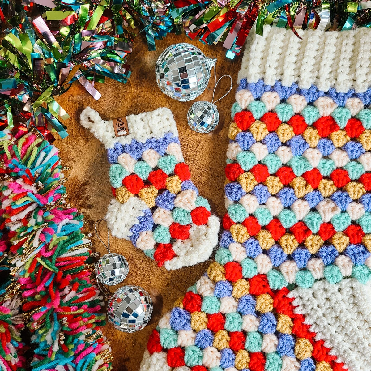 Granny Stocking Ornament